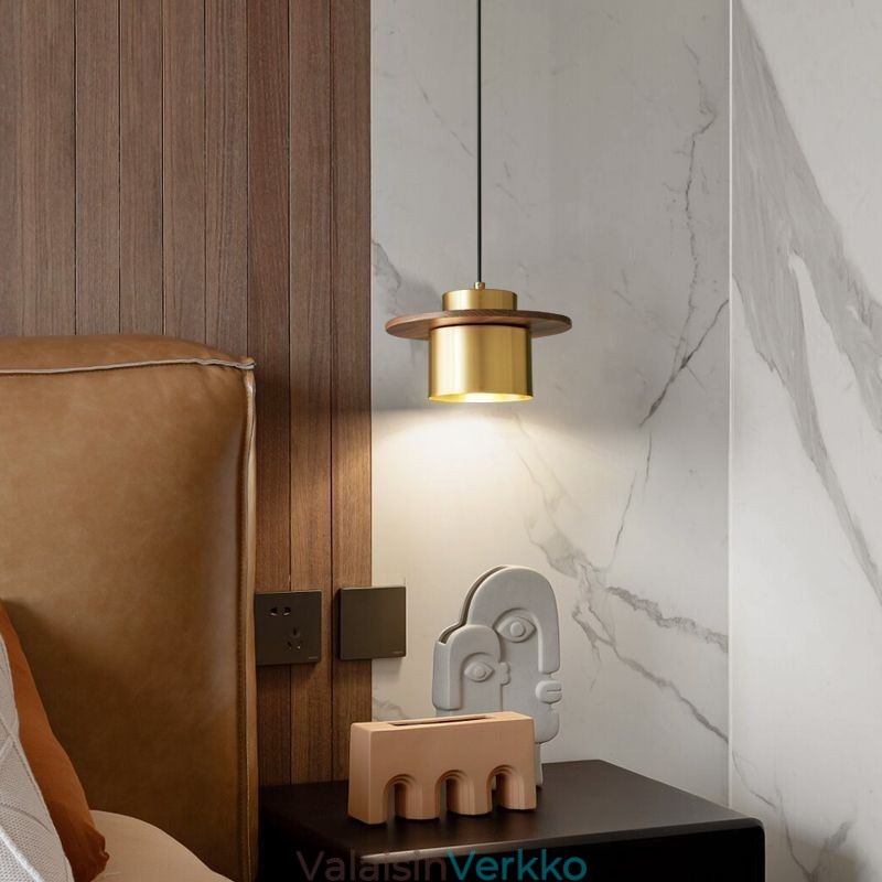 Moderni riippuvalaisin One Light Brass Pendant Lighting Island