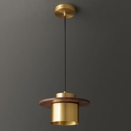 Moderni riippuvalaisin One Light Brass Pendant Lighting Island