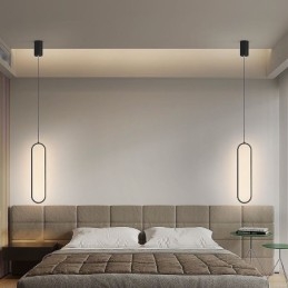 Moderni riippuvalaisin Minimalistinen soikea riippuvalaisin