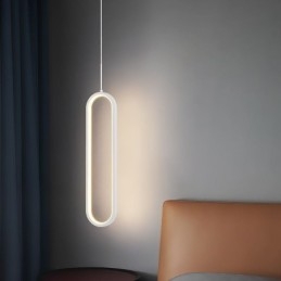 Moderni riippuvalaisin Minimalistinen soikea riippuvalaisin