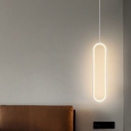Moderni riippuvalaisin Minimalistinen soikea riippuvalaisin