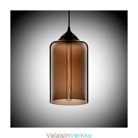 Pullo Design Pendant 1 Kevyt tiivis rautamaalaus