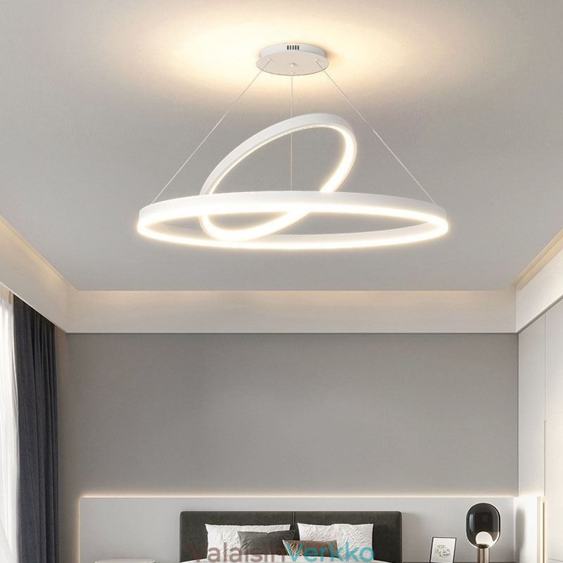 Moderni riippuvalaisin ympyrärenkaat akryyliriippuvalaisin