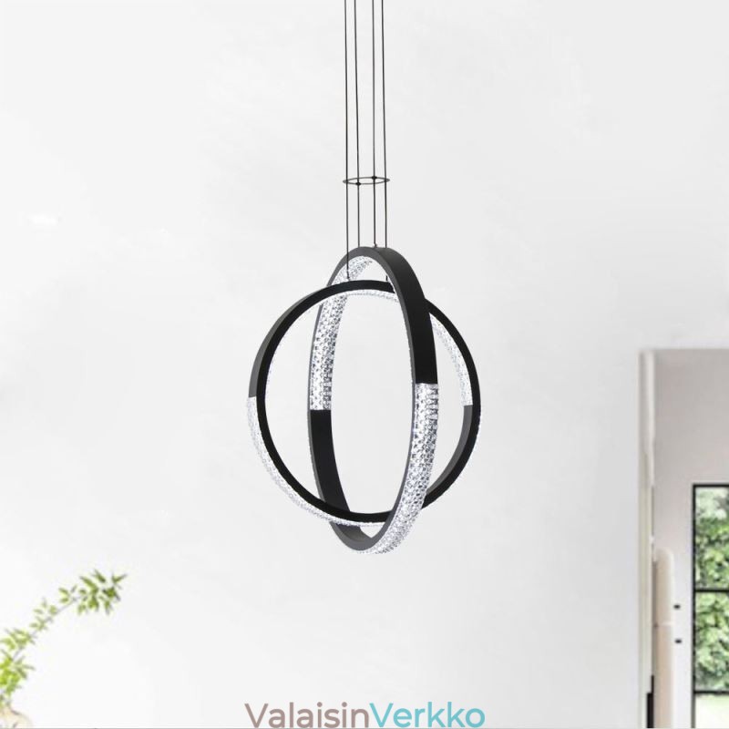 Moderni Kattokruunu 2 Rings Pendant Valaistus Ruokailu