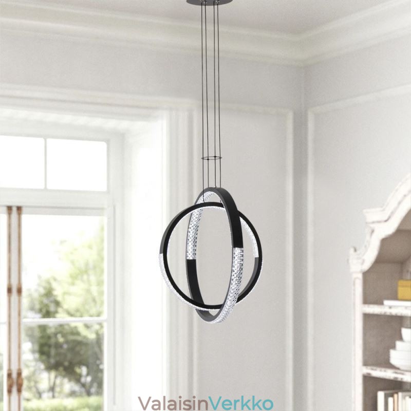 Moderni Kattokruunu 2 Rings Pendant Valaistus Ruokailu