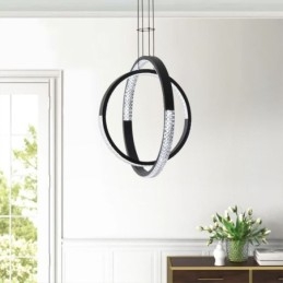 Moderni Kattokruunu 2 Rings Pendant Valaistus Ruokailu