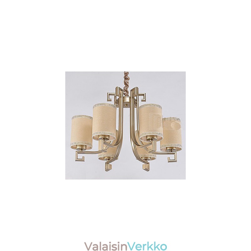 Kiinalaistyylinen kattokruunu, rautakuparijäljitelmäilmalamput