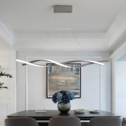Moderni riippuvalaisin Twist Design riippuvalaisin ruokailutila