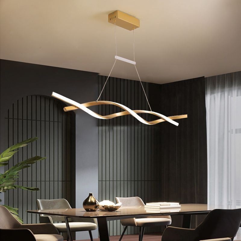 Moderni riippuvalaisin Twist Design riippuvalaisin ruokailutila