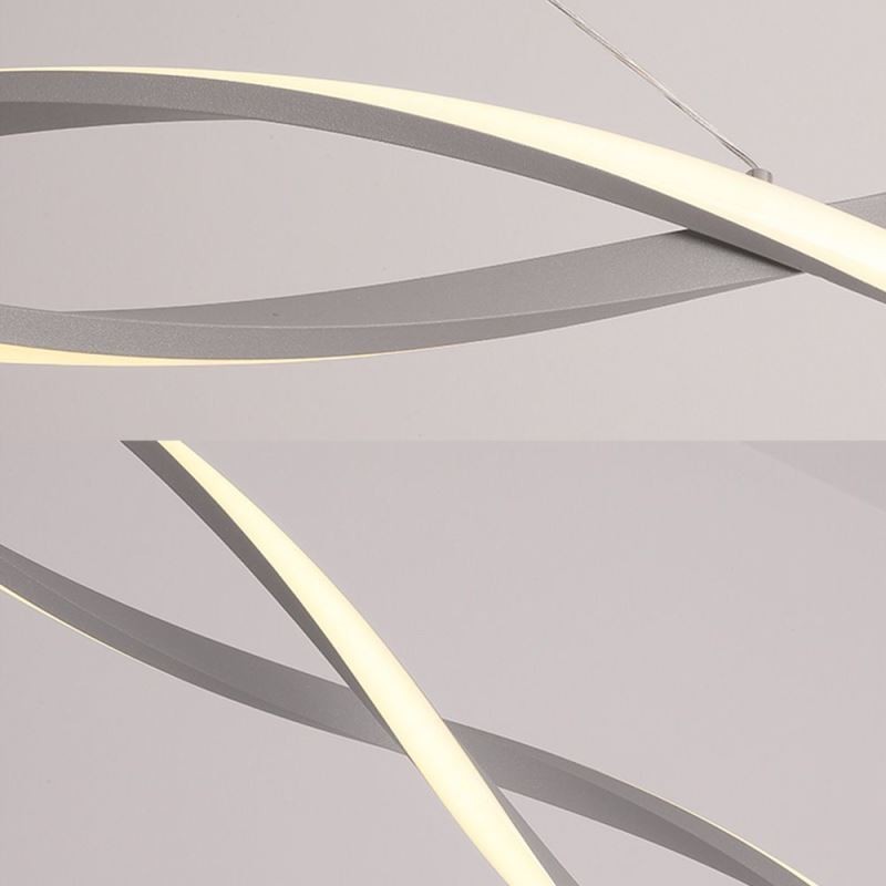 Moderni riippuvalaisin Twist Design riippuvalaisin ruokailutila