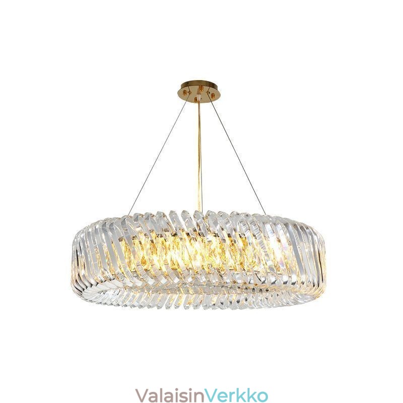 Eurooppalainen riippuvalaisin pyöreä lasikoristelu riippuvalaisin