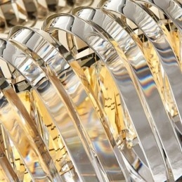 Eurooppalainen riippuvalaisin pyöreä lasikoristelu riippuvalaisin