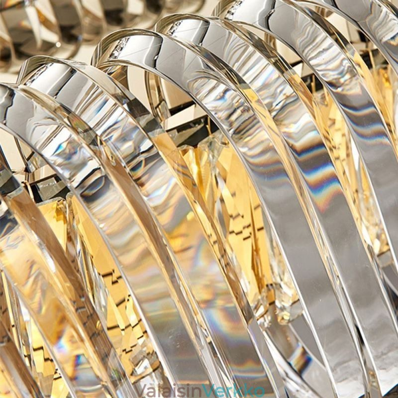 Eurooppalainen riippuvalaisin pyöreä lasikoristelu riippuvalaisin