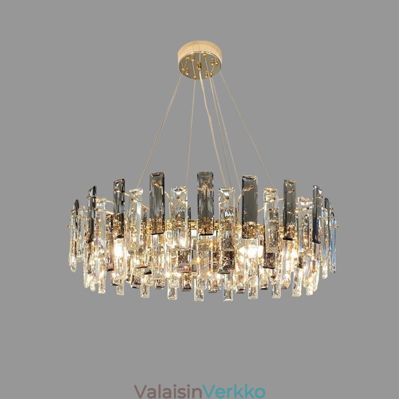 Ylellinen lasikattokruunu eurooppalaistyylinen riippuvalaisin