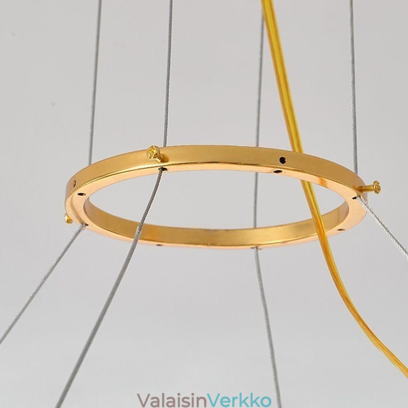Modernit Shell Glass -kattokruunuvalot ruokailutila