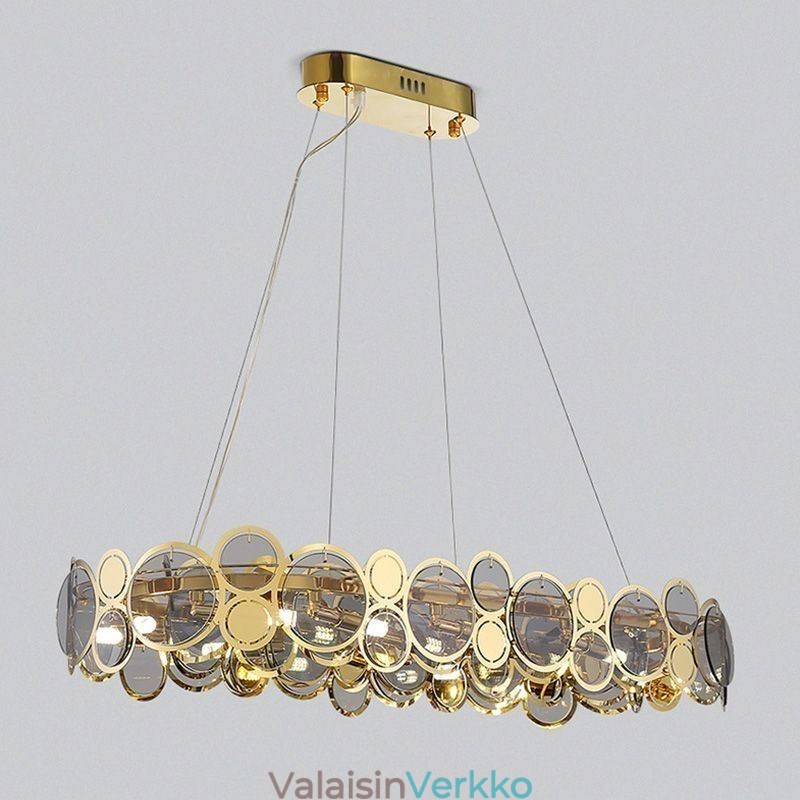 Eurooppalainen lasikattokruunu Creative Luxury riippuvalaisin
