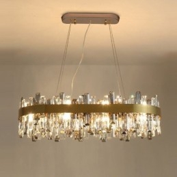 Light Luxury Kattokruunu Post Modern Lasinen riippuvalaisin