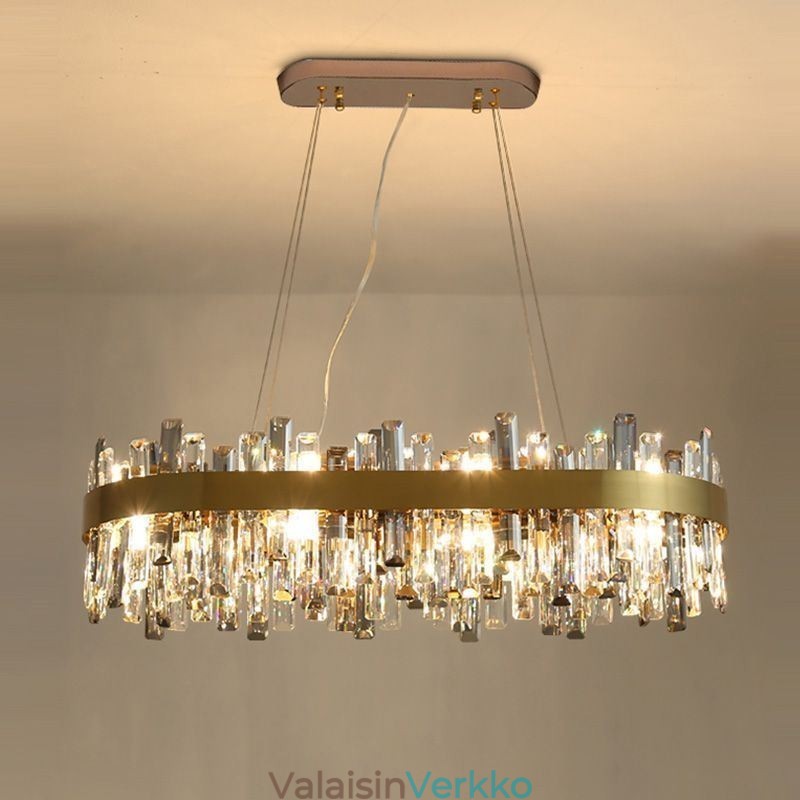 Light Luxury Kattokruunu Post Modern Lasinen riippuvalaisin