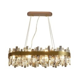 Light Luxury Kattokruunu Post Modern Lasinen riippuvalaisin