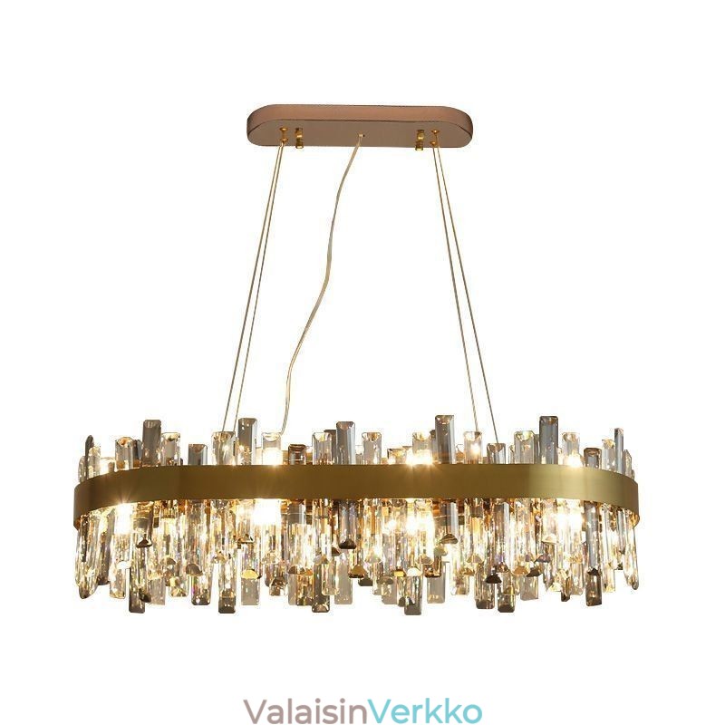 Light Luxury Kattokruunu Post Modern Lasinen riippuvalaisin
