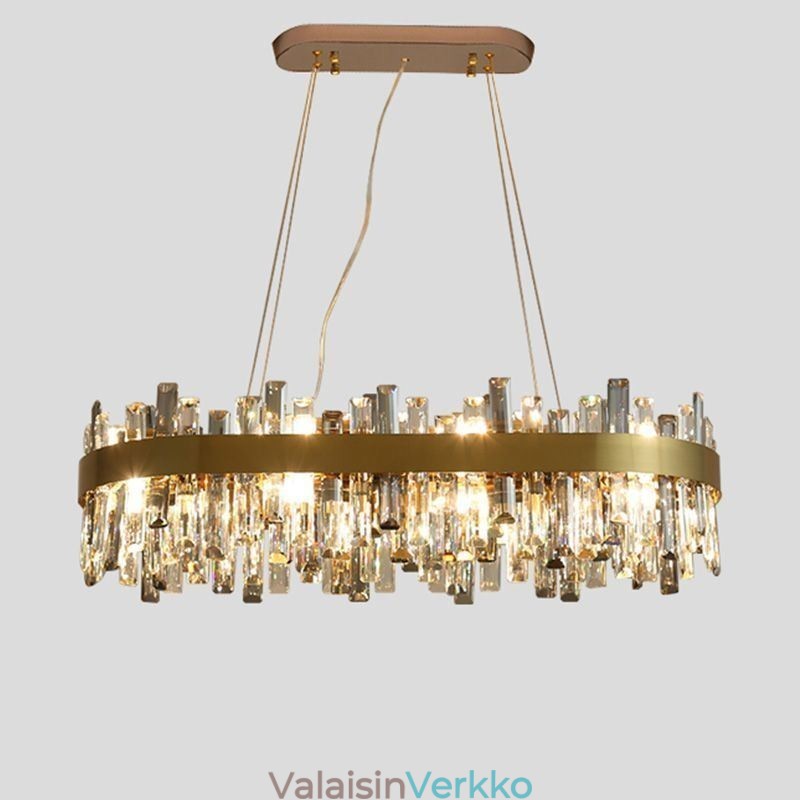 Light Luxury Kattokruunu Post Modern Lasinen riippuvalaisin