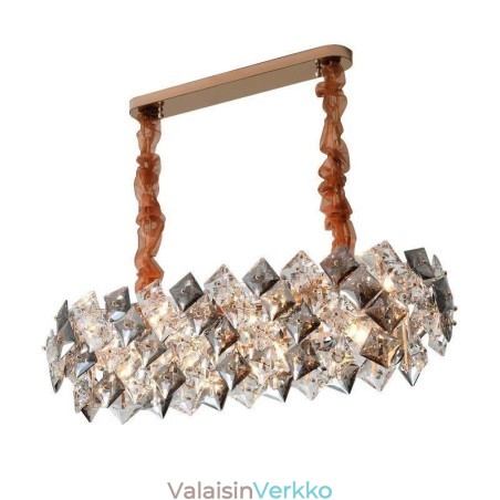Eurooppalainen lasikattokruunu Creative Light Luxury riippuvalaisin Eurooppalainen lasikattokruunu Creative Light Luxury riippuvalaisin