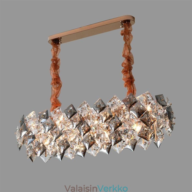 Eurooppalainen lasikattokruunu Creative Light Luxury riippuvalaisin