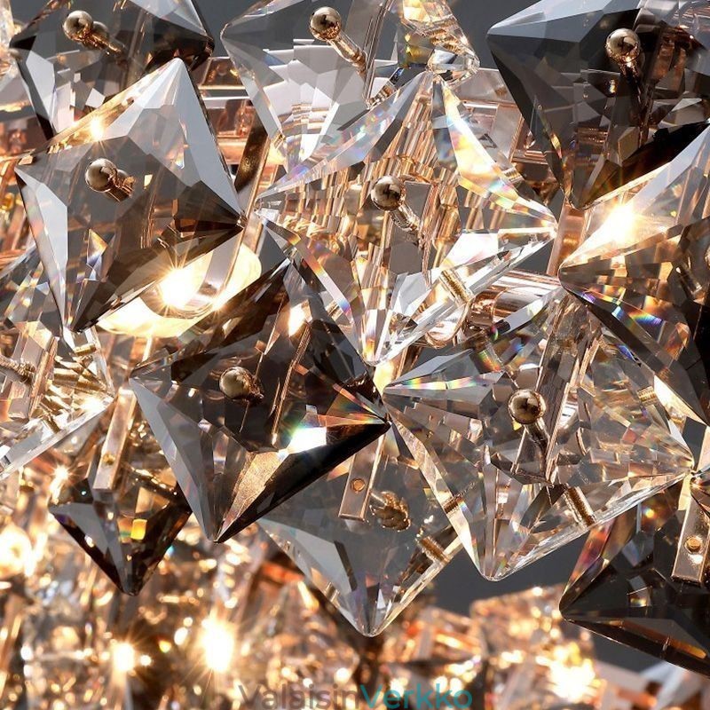 Eurooppalainen lasikattokruunu Creative Light Luxury riippuvalaisin
