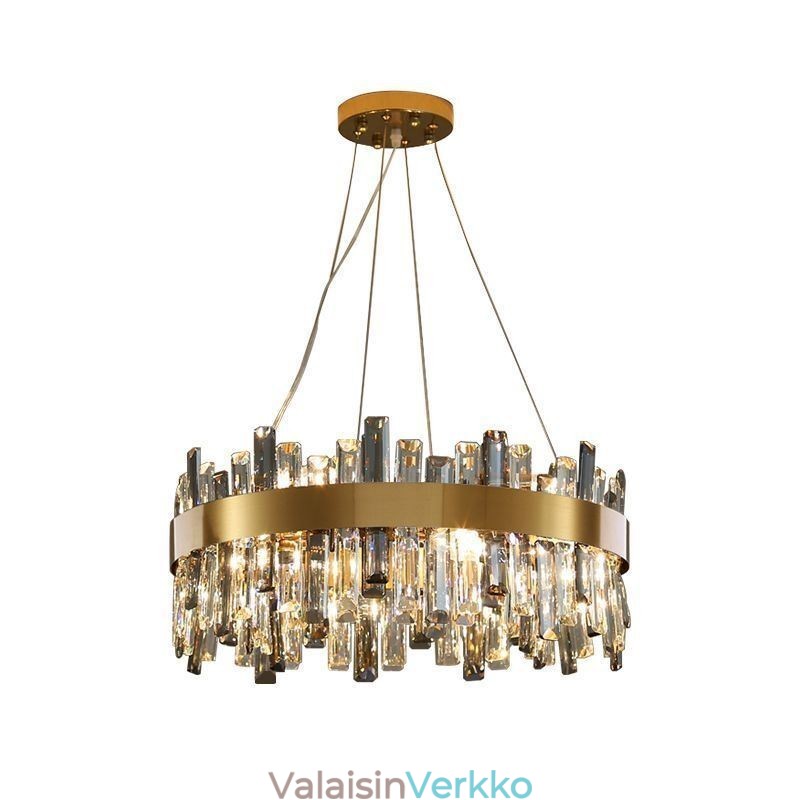 Ylellinen lasikattokruunu eurooppalaistyylinen riippuvalaisin Living