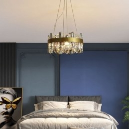 Ylellinen lasikattokruunu eurooppalaistyylinen riippuvalaisin Living
