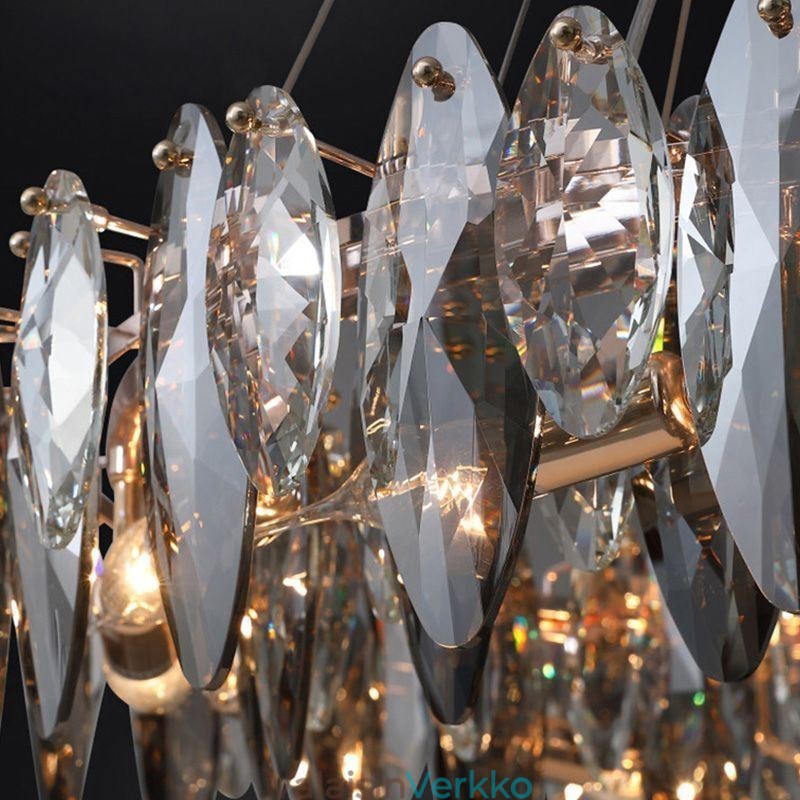 Kevyt Luksus Riipus Valo Kodin Sisustus Lasikruunu Asuminen