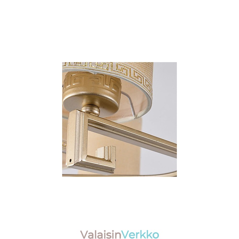 Kiinalaistyylinen kattokruunu, rautakuparijäljitelmäilmalamput