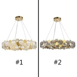 Eurooppalainen lasikattokruunu Creative Light Luxury riippuvalaisin