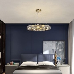 Eurooppalainen lasikattokruunu Creative Light Luxury riippuvalaisin