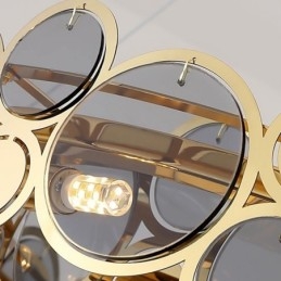 Eurooppalainen lasikattokruunu Creative Light Luxury riippuvalaisin