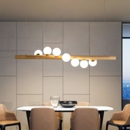 Magic Bean Pendant Light puunauhallinen riippuvalaisin