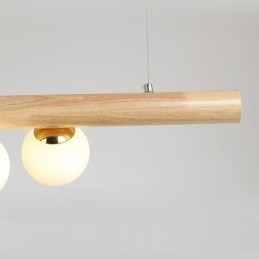 Magic Bean Pendant Light puunauhallinen riippuvalaisin