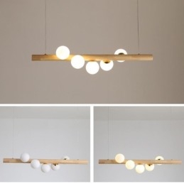 Magic Bean Pendant Light puunauhallinen riippuvalaisin
