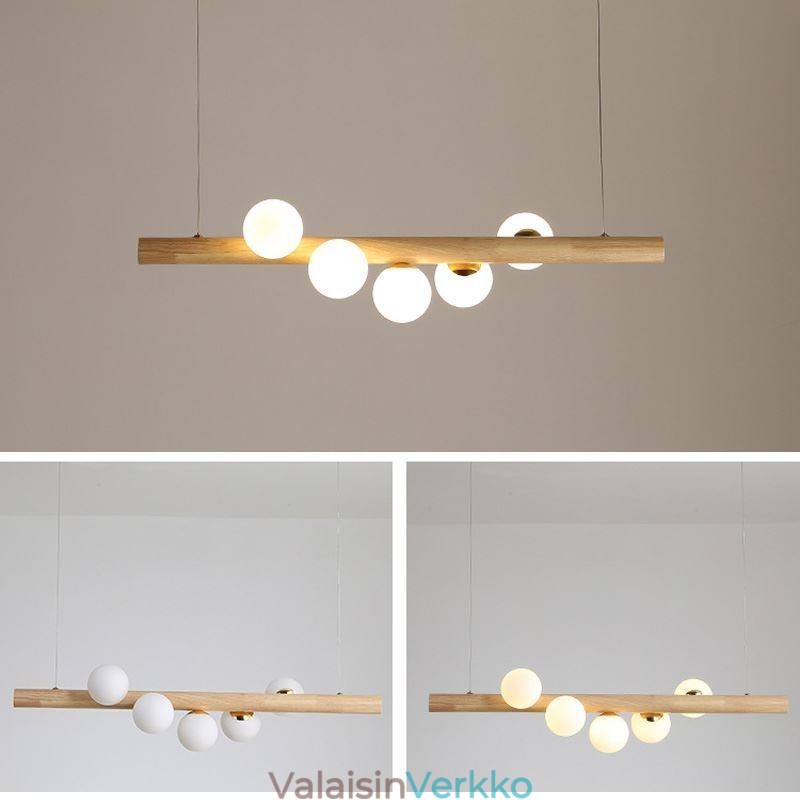 Magic Bean Pendant Light puunauhallinen riippuvalaisin