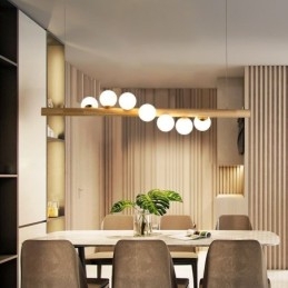 Magic Bean Pendant Light puunauhallinen riippuvalaisin