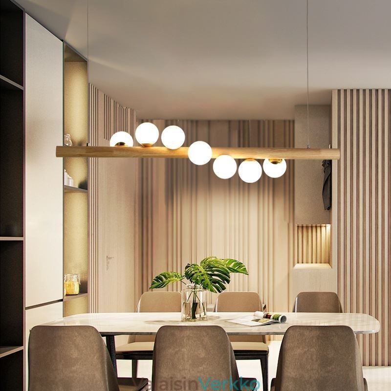 Magic Bean Pendant Light puunauhallinen riippuvalaisin