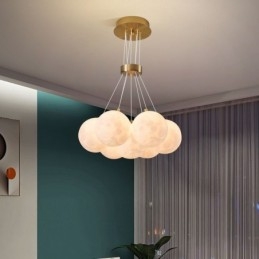 Moon Bubble Kattokruunu Moderni 3D Print Balls -riippuvalaisin
