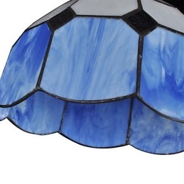 Kattokruunu Mini Style Country Garage valkoinen + sininen Lasivalot