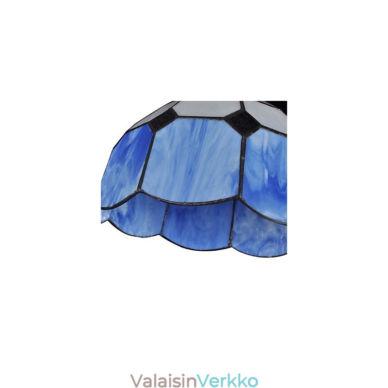 Kattokruunu Mini Style Country Garage valkoinen + sininen Lasivalot