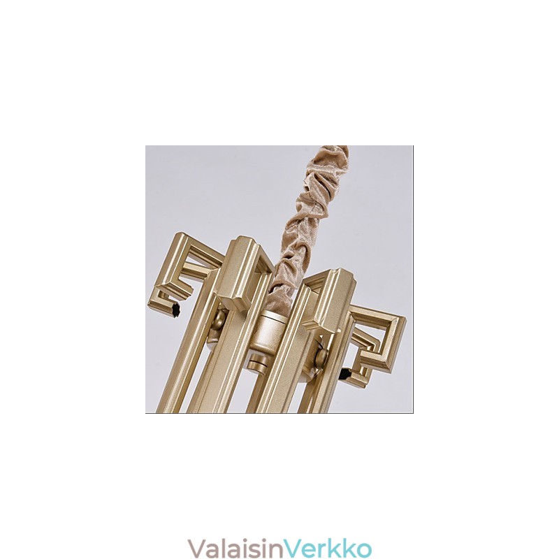 Kiinalaistyylinen kattokruunu, rautakuparijäljitelmäilmalamput