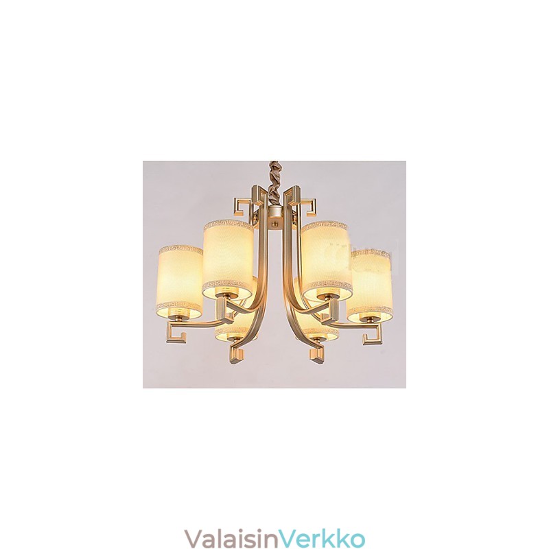 Kiinalaistyylinen kattokruunu, rautakuparijäljitelmäilmalamput