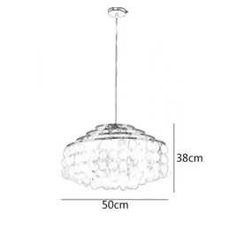 Moderni Raindrop Kattokruunu Valkoinen Shell Shade kattoon riippuva valaistus