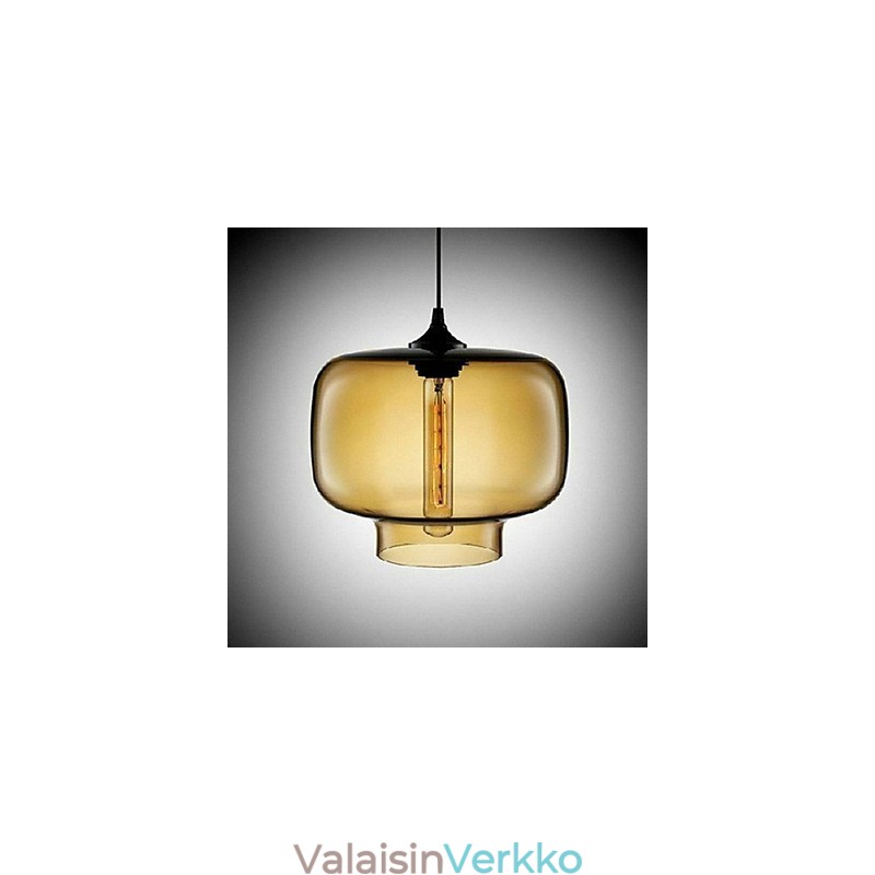 Pullo Design Pendant 1 Kevyt tiivis rautamaalaus