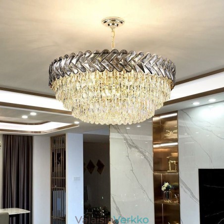 Crystal Pendant Light kultainen kattovalaisin Crystal Pendant Light kultainen kattovalaisin