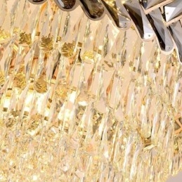 Crystal Pendant Light kultainen kattovalaisin